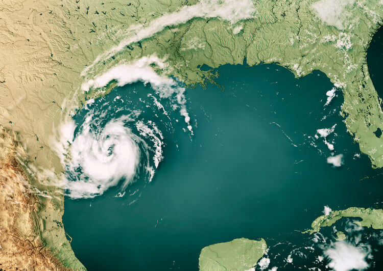 Satellite Hurricane photo