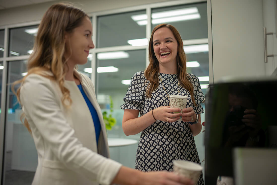 employees at work