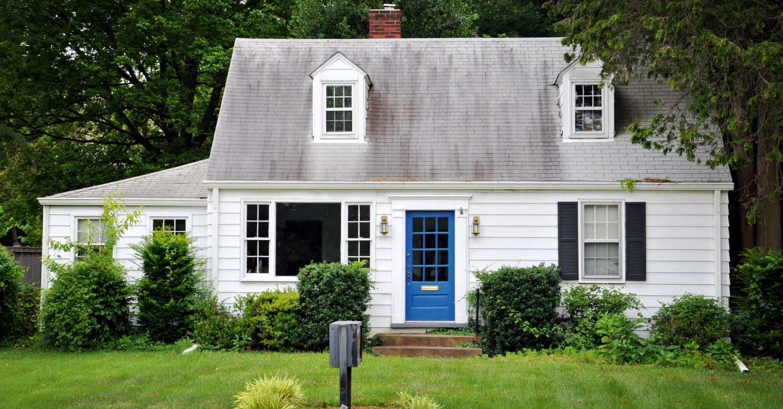 house with older roof