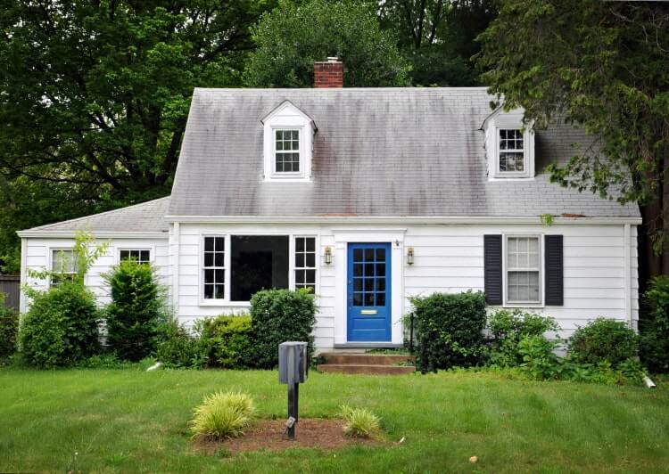 house with older roof